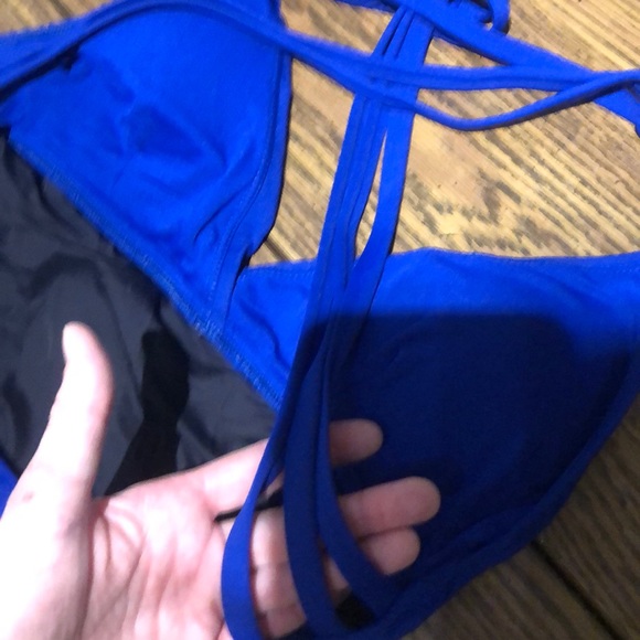 🤗La Blanca Swimsuit crossback Blue 4 - Picture 3 of 3